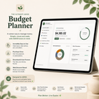 Ultimate ADHD Budget Tracker | Neurodivergent-Friendly All-in-One Finance Dashboard, Safe-to-Spend Planner & Impulse Control System