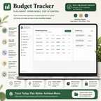 Ultimate Finance Dashboard | All-in-One Digital Budget Planner, Expense Tracker, Net Worth & Bill Manager HTML App