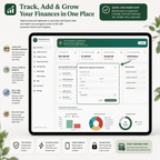 Ultimate Finance Dashboard | All-in-One Digital Budget Planner, Expense Tracker, Net Worth & Bill Manager HTML App
