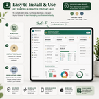 Ultimate Finance Dashboard | All-in-One Digital Budget Planner, Expense Tracker, Net Worth & Bill Manager HTML App