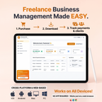 Digital Freelance Finance & Client Tracker - FreelanceHub App