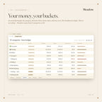 Google Sheets Budget Tracker Template — Meadow