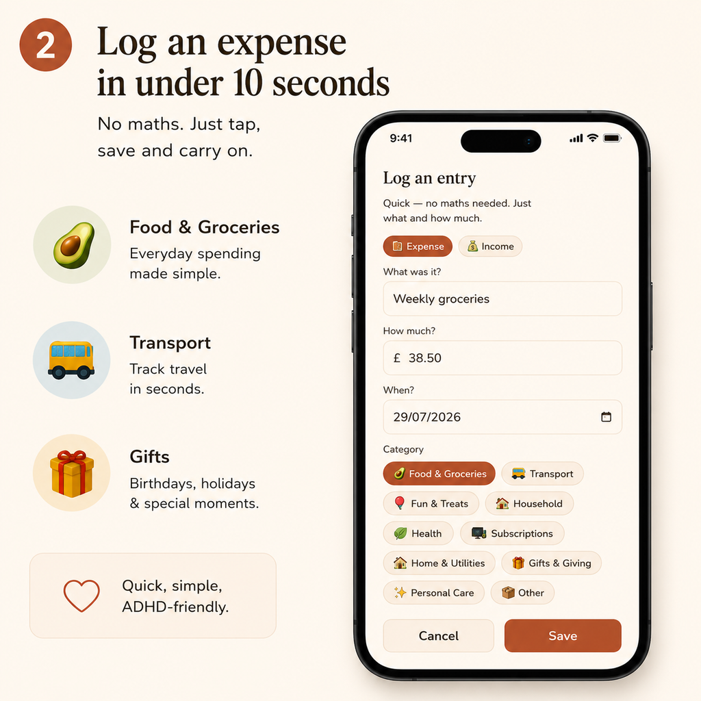 ADHD Budget Planner | Digital Finance Planner | Expense Tracker | Money Tracker | Budget App