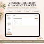 All in One Wedding Planner - Budget Tracker, RSVP Guest List Tracker