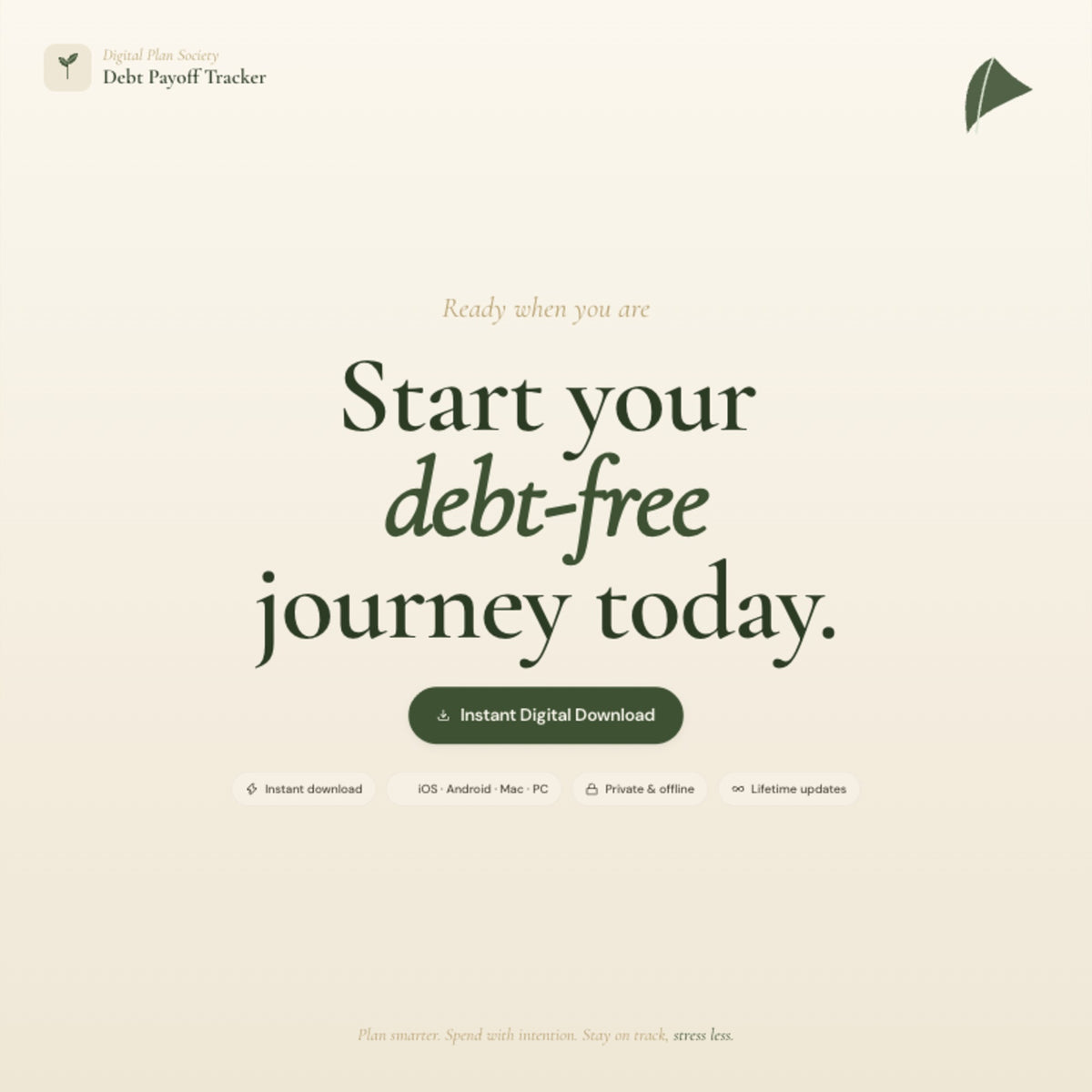 Debt Payoff Tracker Dashboard | Interactive HTML Budget Dashboard, Debt Snowball & Avalanche Planner