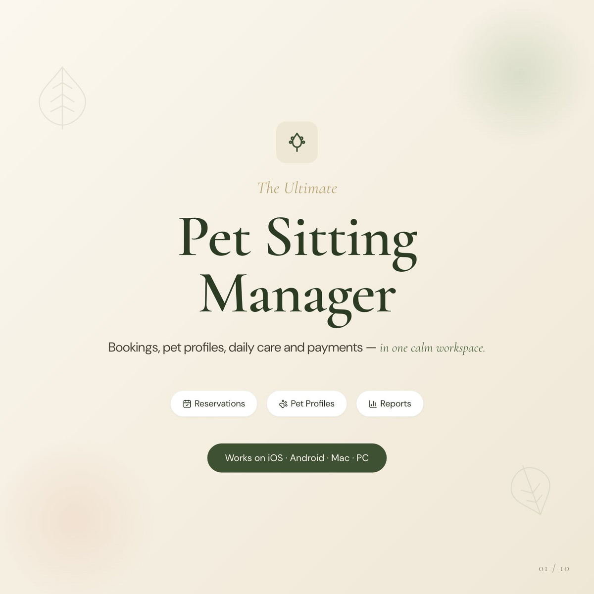 Pet Sitting Business Manager App | Pet Sitter Tracker for Bookings, Pets & Payments
