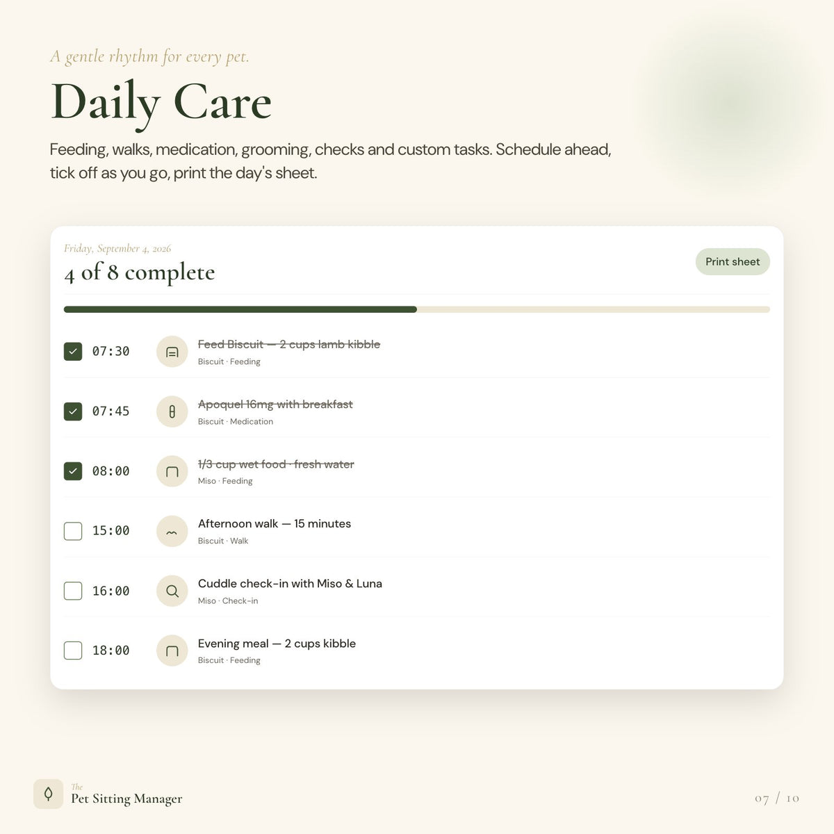 Pet Sitting Business Manager App | Pet Sitter Tracker for Bookings, Pets & Payments