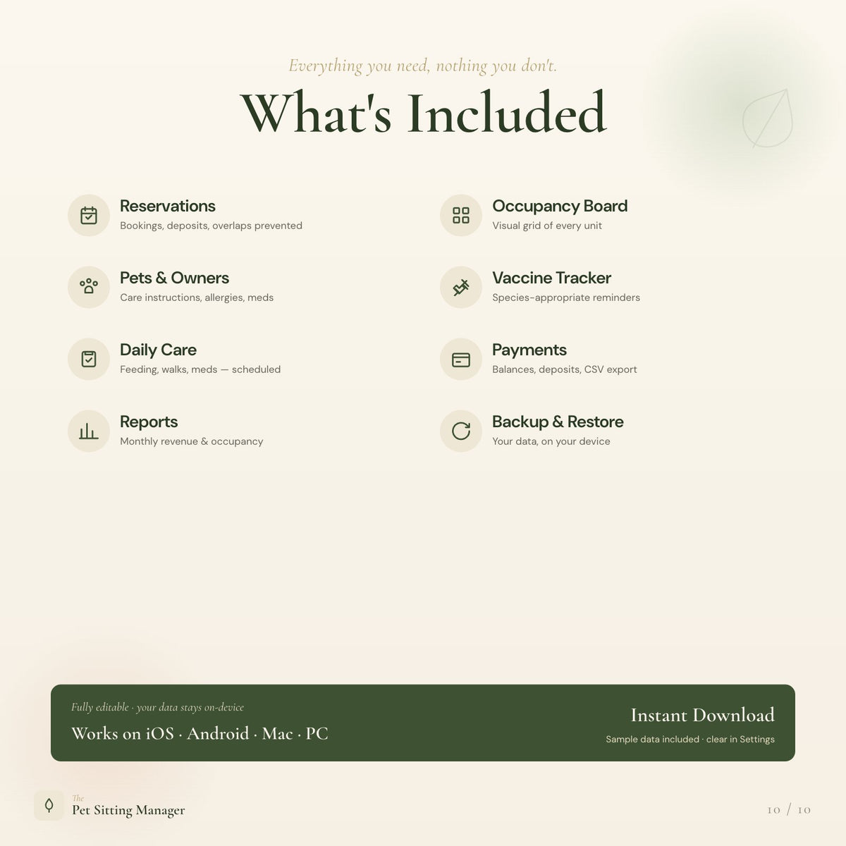 Pet Sitting Business Manager App | Pet Sitter Tracker for Bookings, Pets & Payments